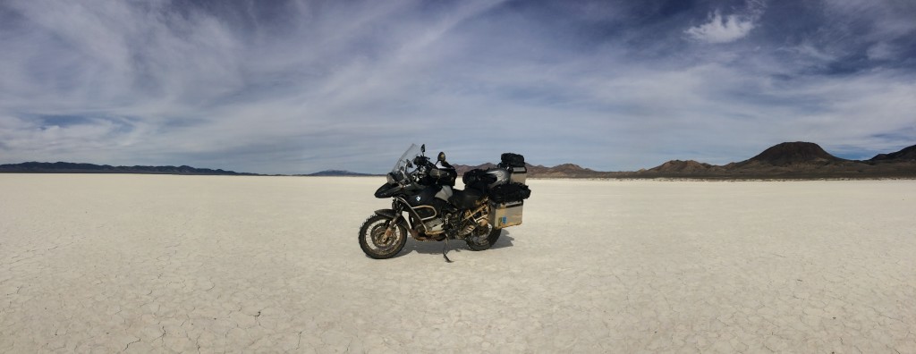 dry lake bed, NV