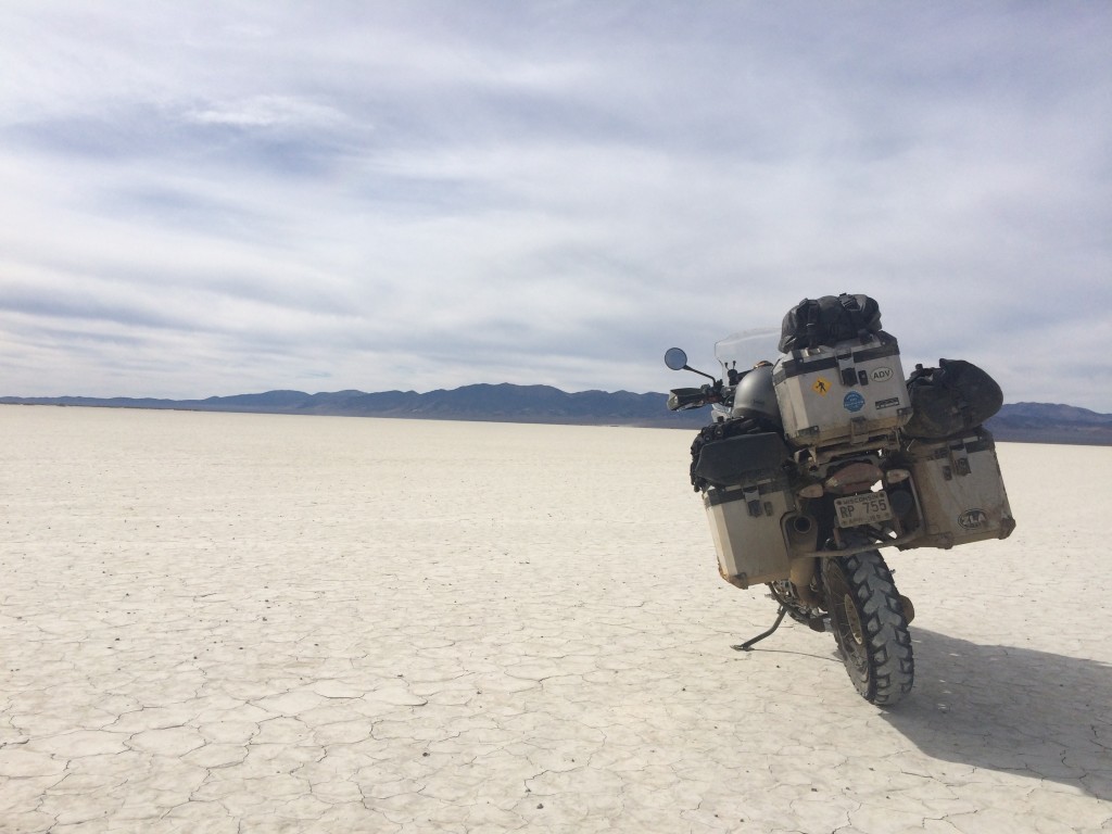 dry lake bed, NV