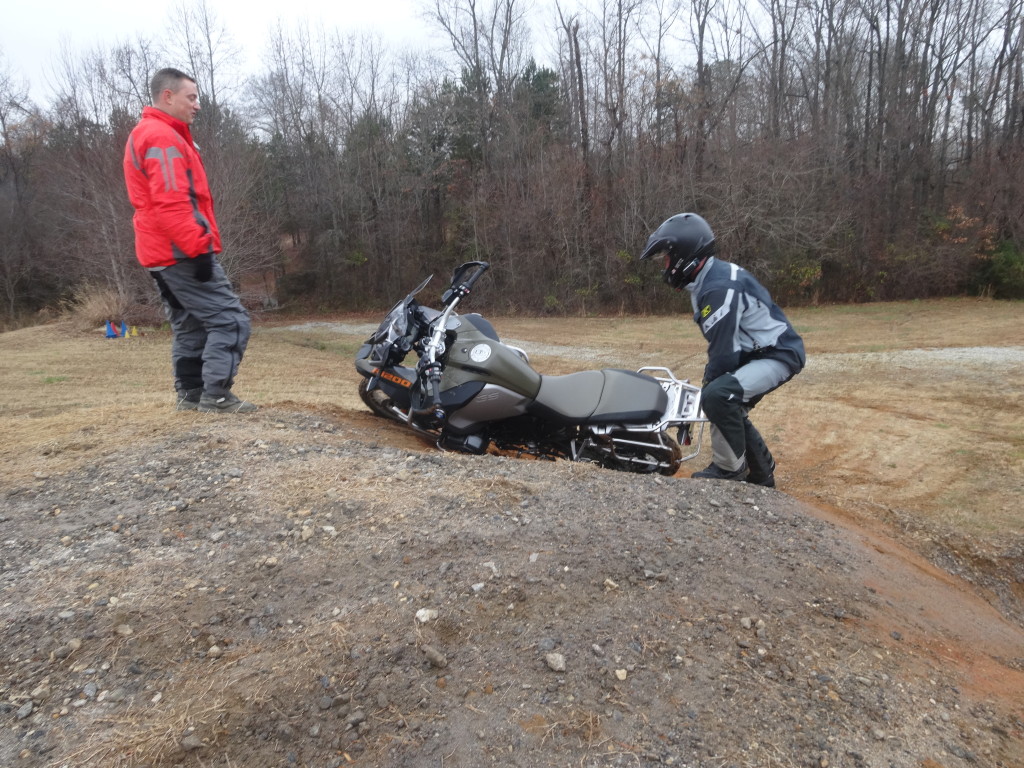 proper way to get your bike off a steep hill