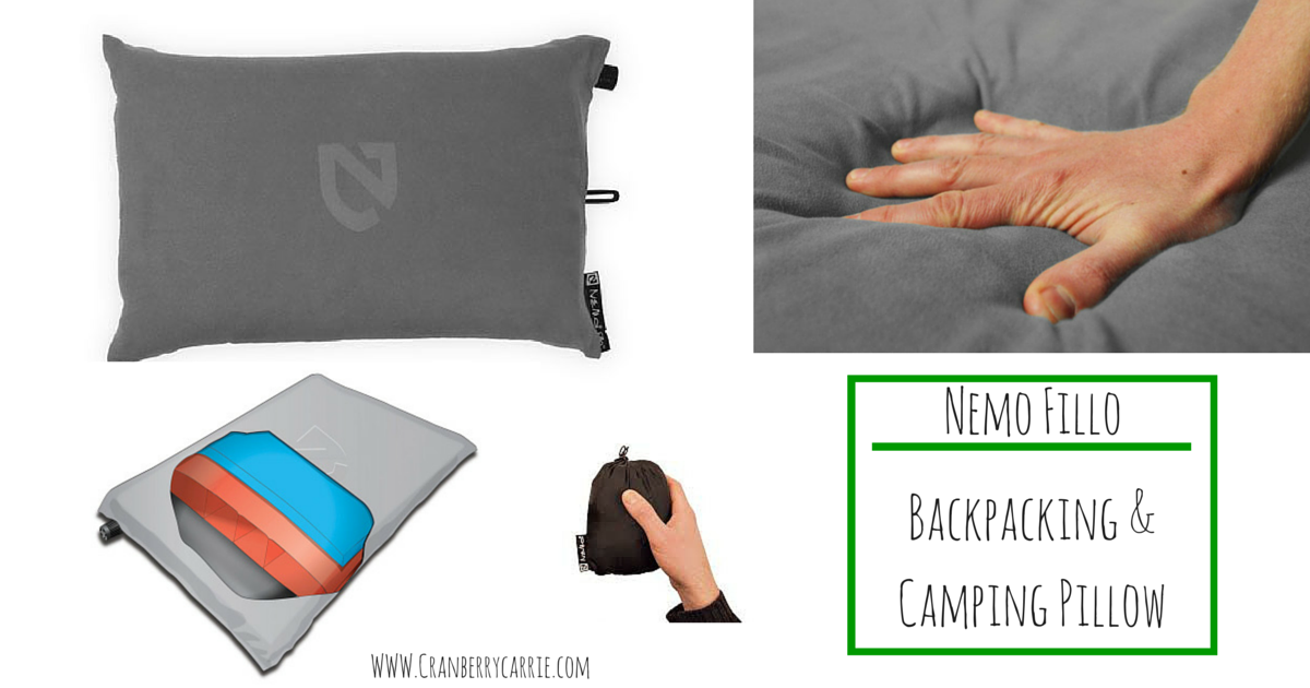 2015 Nemo FILLO Backpacking and Camping Pillow